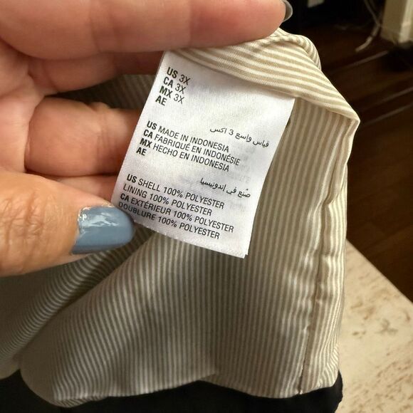 Charter Club women’s plus water resistant anorak jacket  size 3x - Picture 12 of 16
